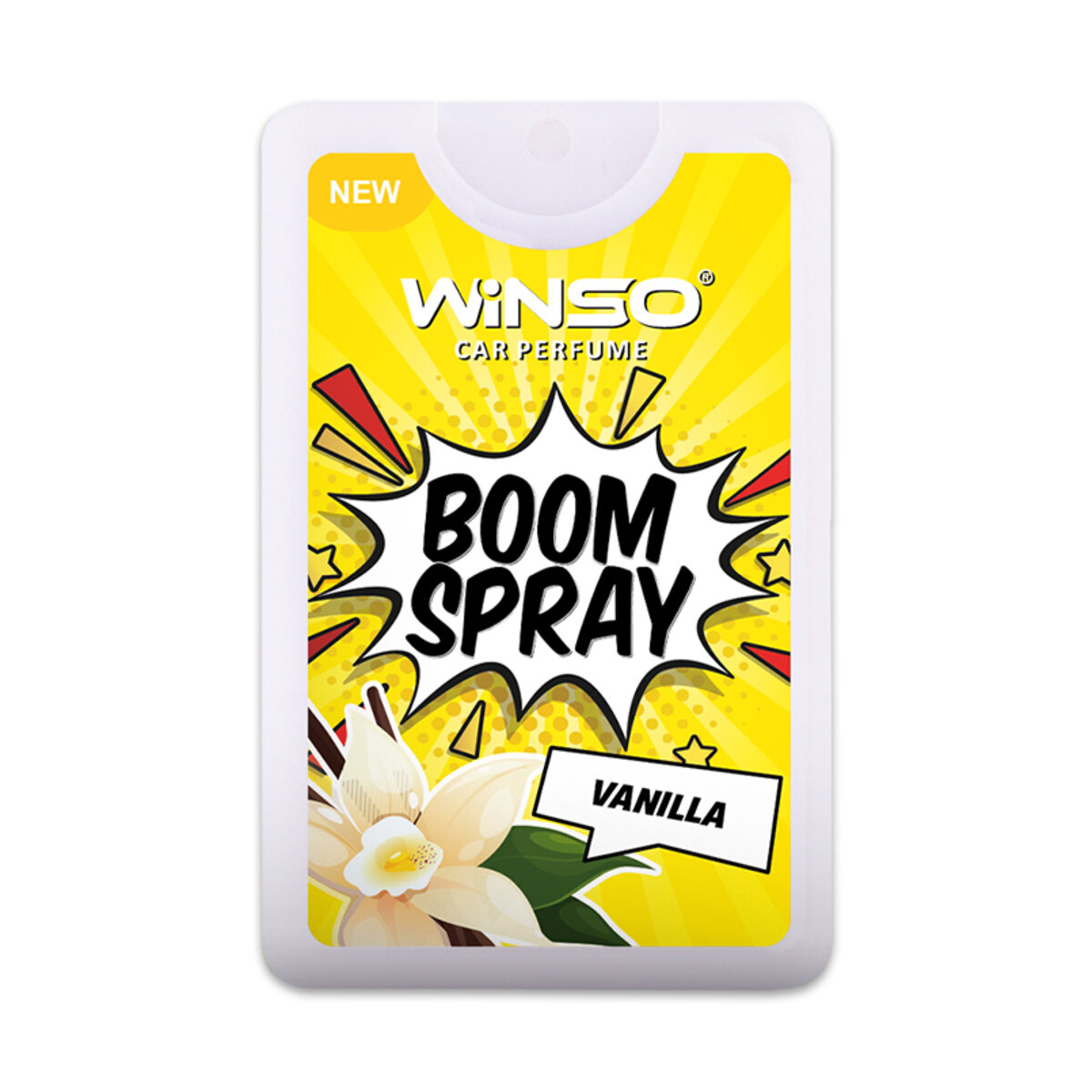 Ароматизатор Winso BOOM Spray - Vanilla 18мл спрей (992200) смотреть фото №1