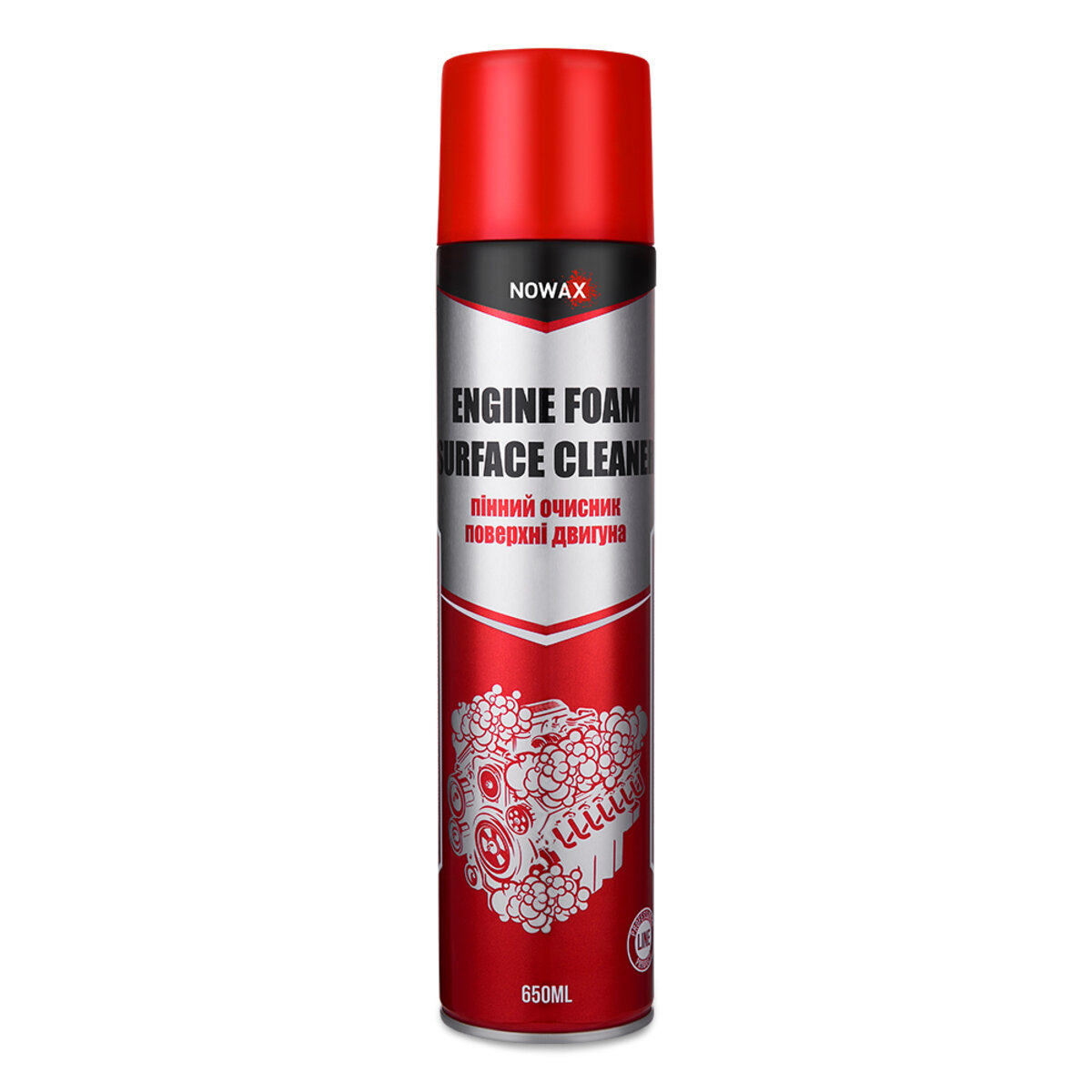 Очисник поверхні двигуна Nowax Engine Foam Surface Cleaner пінний, 650мл (NX65120) дивитися фото №1