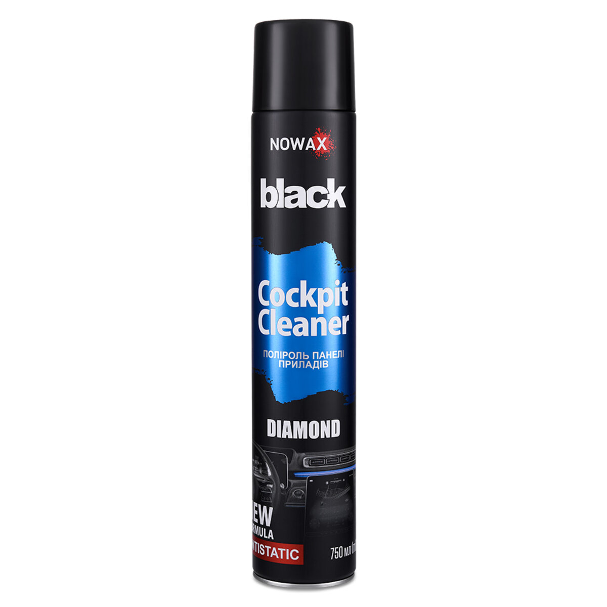 Полироль для приборной панели Nowax Cockpit Cleaner Spray Diamond, 750мл (NX00711) смотреть фото №1