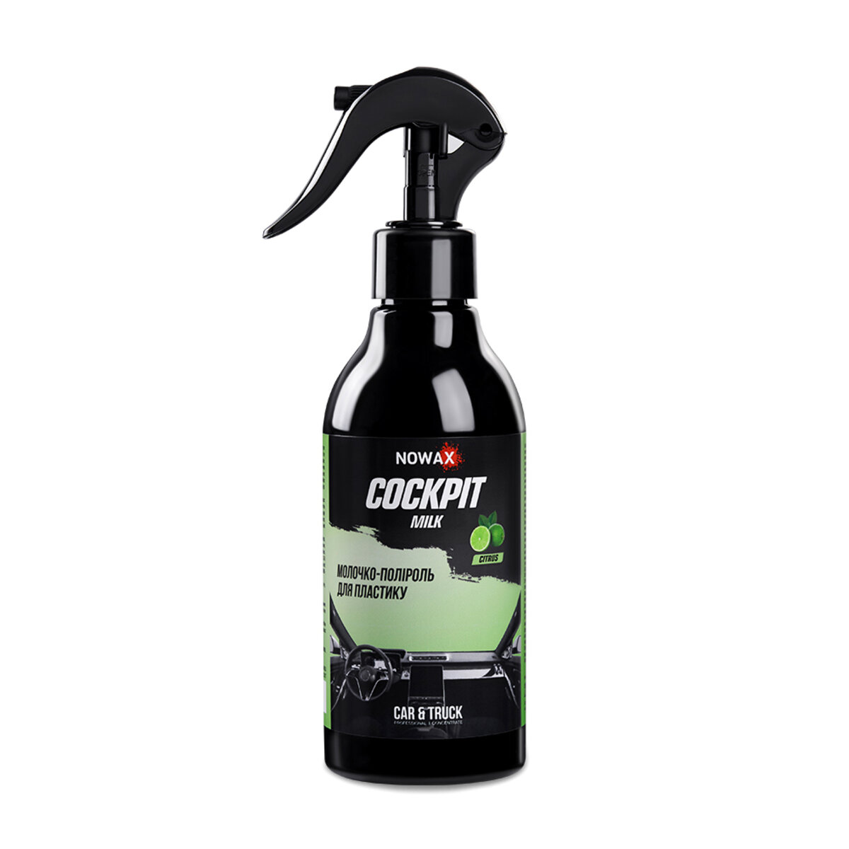 Молочко для приборной панели Nowax Cockpit Milk Citrus, 280мл (NX86972) смотреть фото №1