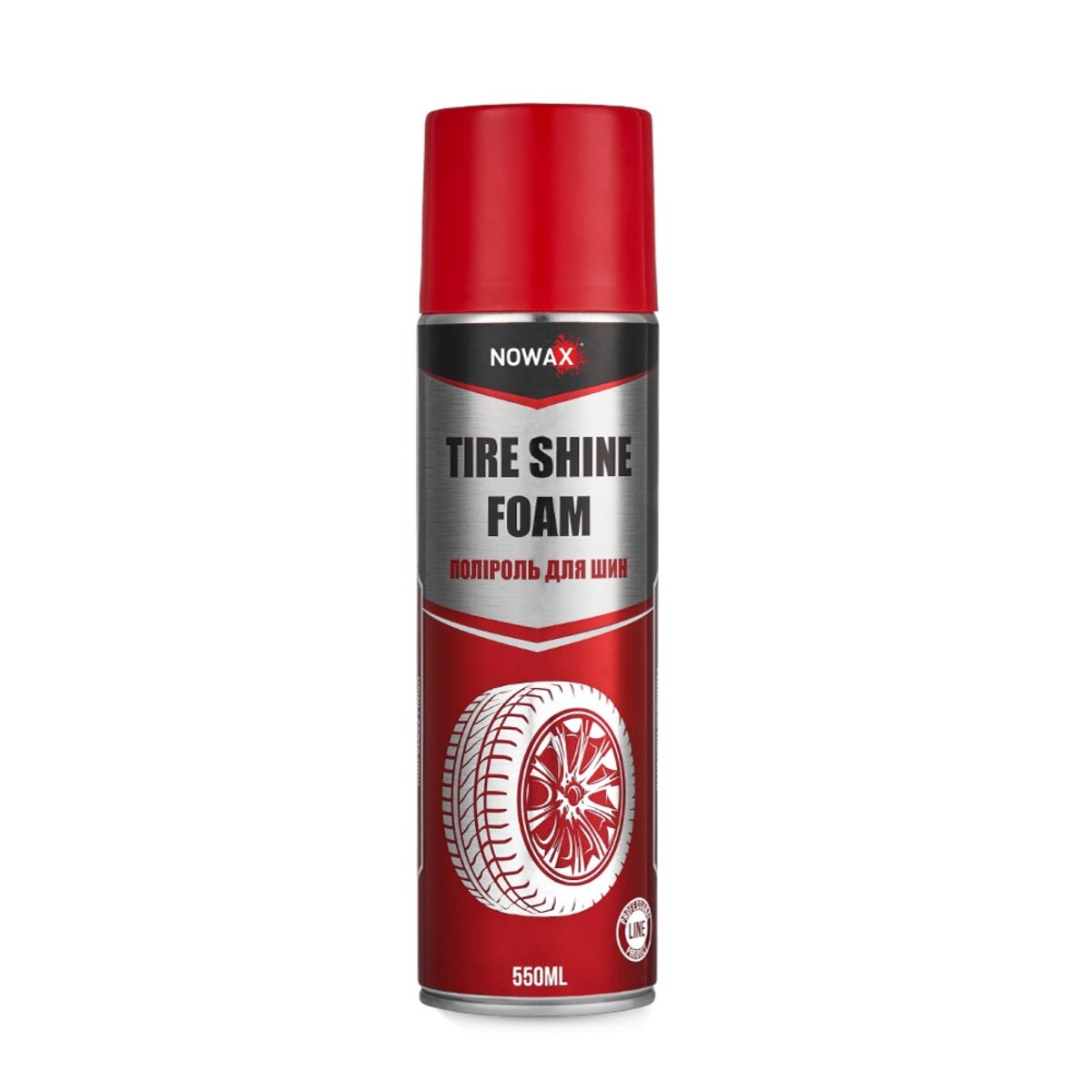 Полироль для шин Nowax Tire Shine Foam, 550мл (NX55120) смотреть фото №1