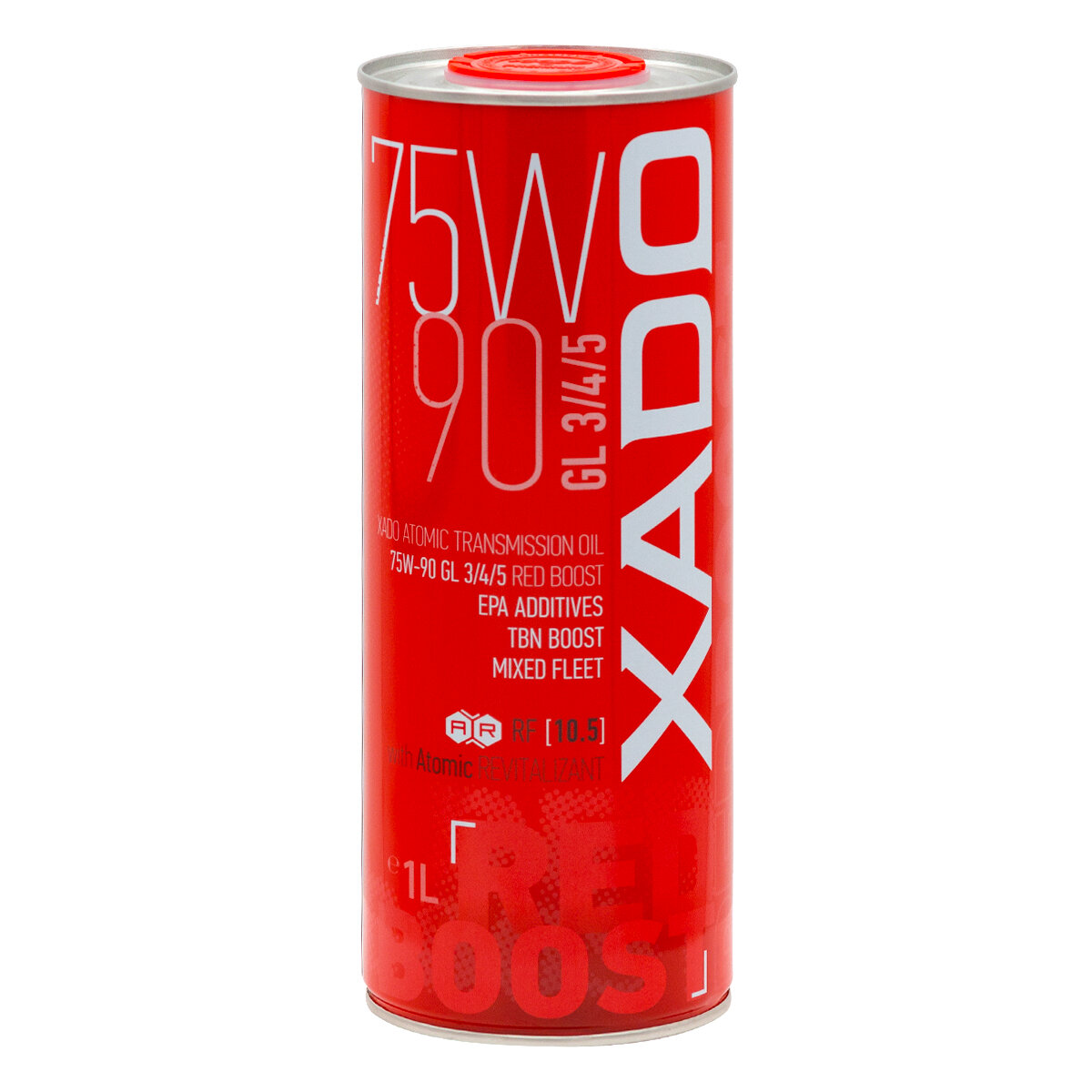 Трансмісійне масло Xado Atomic Oil Red Boost 75W-90 GL 3/4/5 1л (XA 26118) дивитися фото №1