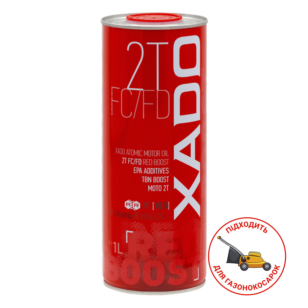 Моторное масло Xado Atomic Oil Red Boost 2T FC/FD 1л (XA 26199) смотреть фото №1