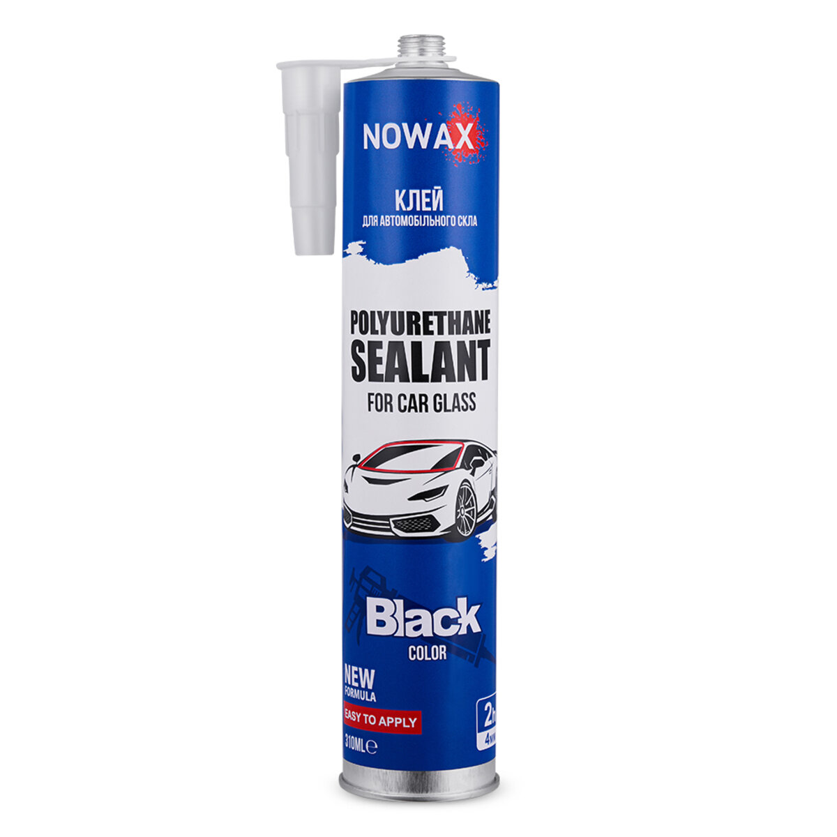 Клей для автомобильного стекла Nowax черный 310мл (NX22310) смотреть фото №1