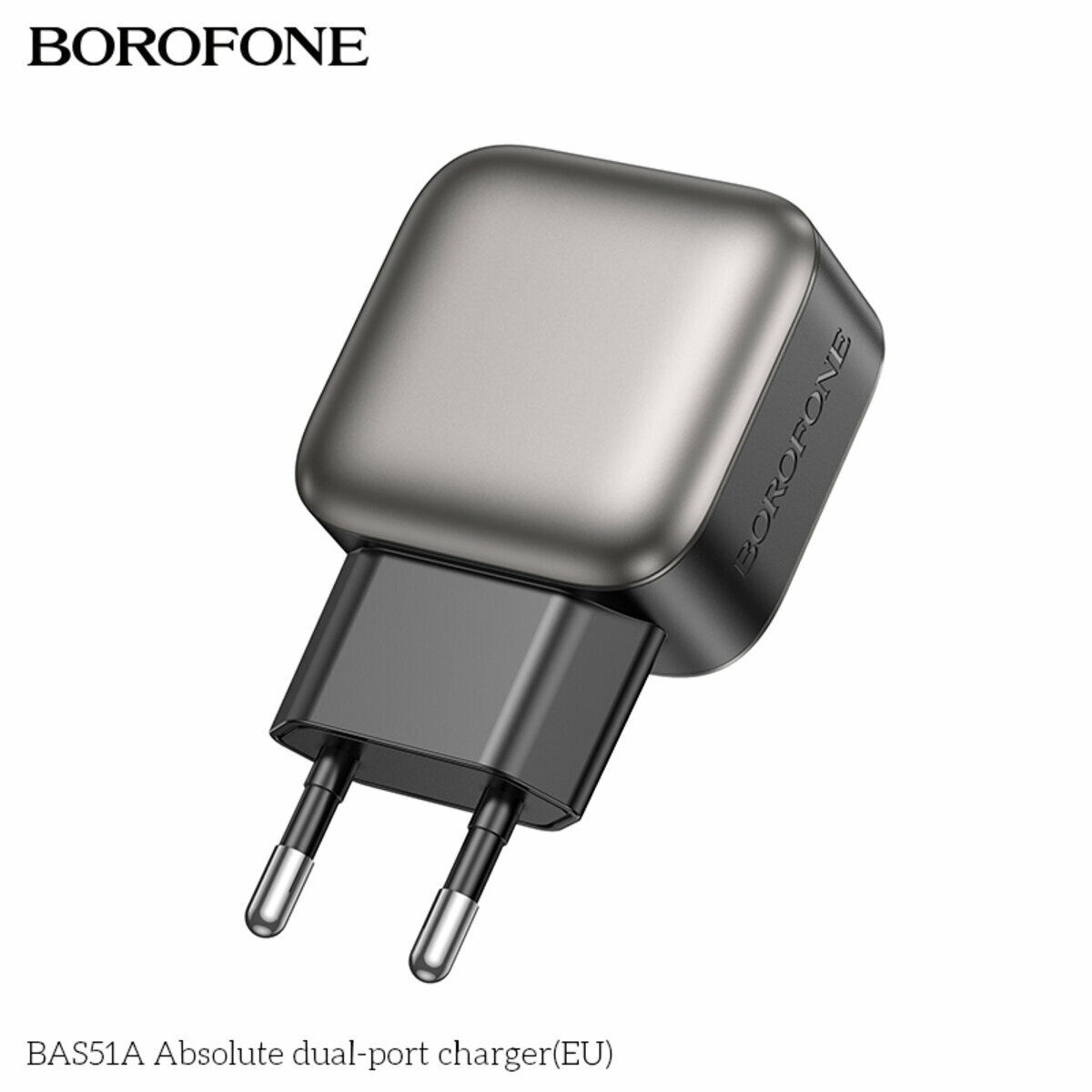 Мережевий зарядний пристрій Borofone BAS51A Absolute чорний (BF-BAS51A-Black) дивитися фото №8