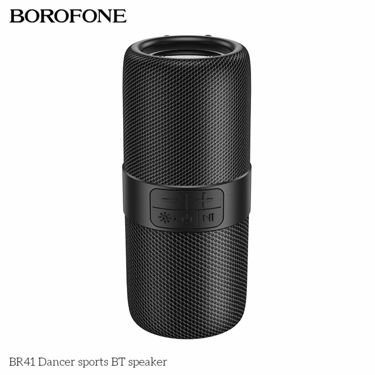 Портативна Акустика Borofone BR41 Dancer Sports BT Speaker чорна (BF-BR41-Black) дивитися фото №2