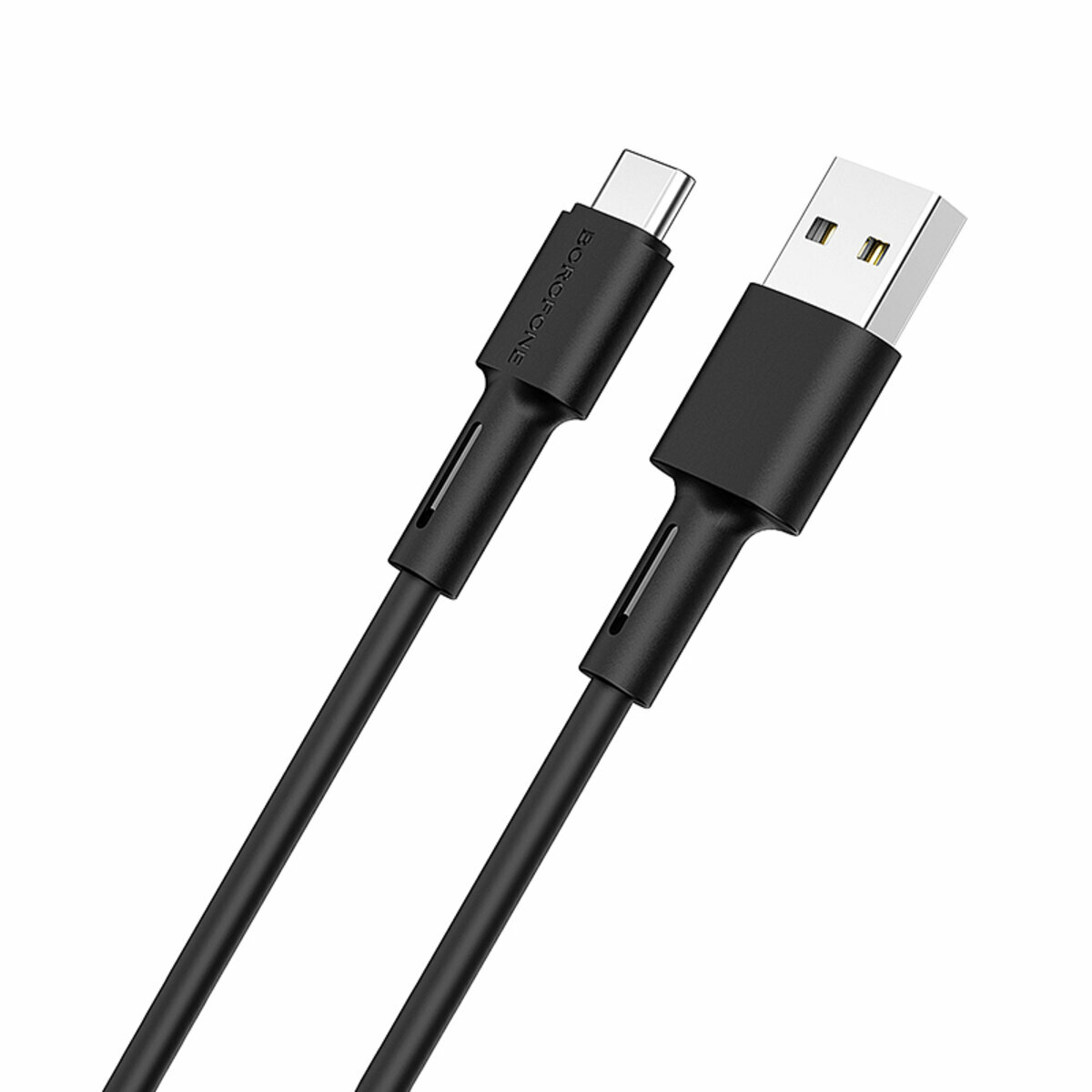 Кабель Borofone BX31 Soft USB to Type-C 1м черный (BF-BX31-UC-Black) смотреть фото №1