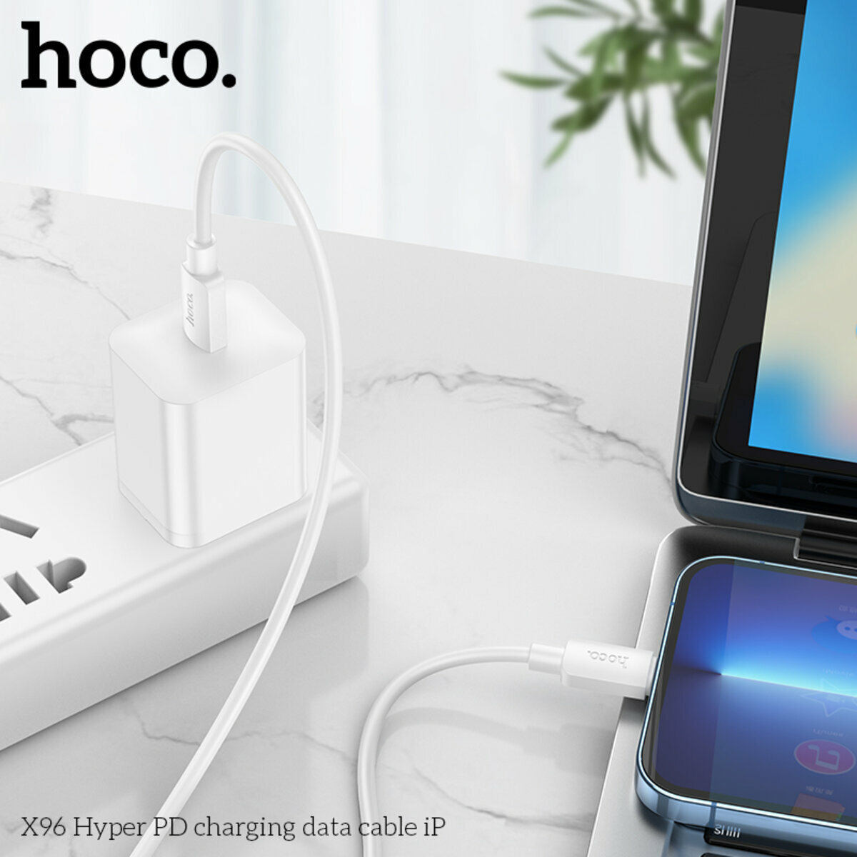 Кабель Hoco X96 Hyper Type-C to Lightning PD 1м чорний (HC-X96-L-Black) дивитися фото №4