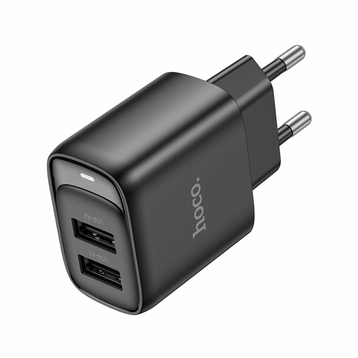 Мережевий зарядний пристрій Hoco C141A Smart чорний (HC-C141A-Black) дивитися фото №1