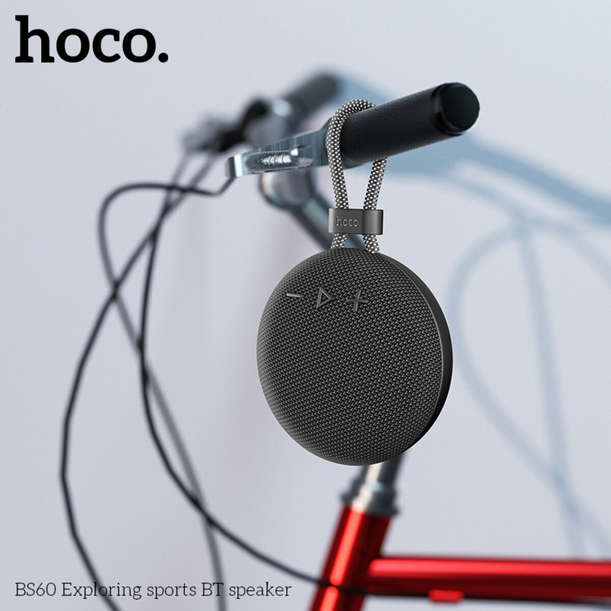 Портативна Акустика Hoco BS60 Exploring Sports BT Speaker чорна (HC-BS60-Black) дивитися фото №3