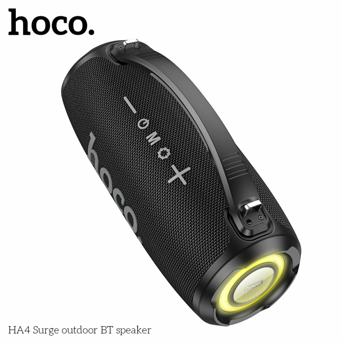 Портативна Акустика Hoco HA4 Surge Outdoor BT Speaker чорна (HC-HA4-Black) дивитися фото №6