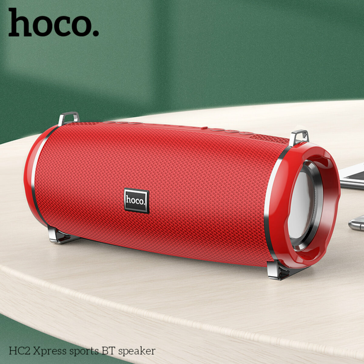 Портативна Акустика Hoco HC2 Xpress Sports BT Speaker червона (HC-HC2-Red) дивитися фото №2
