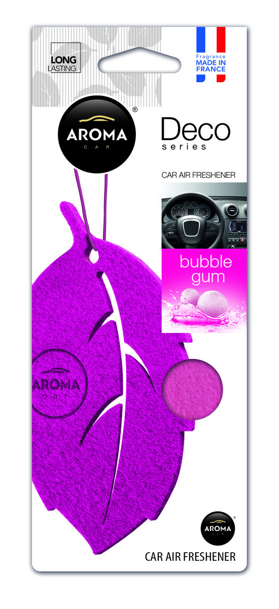 Автомобільний Ароматизатор Aroma Car Deco Leaf Bubble Gum сухий (92701) | Аромат: Інший дивитися фото №1
