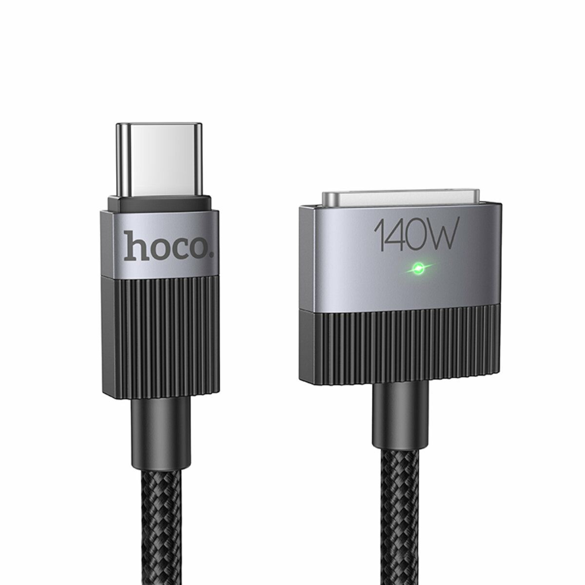 Кабель Hoco U141 Magnetic 140W Type-C to Mag3 1.8м черный (HC-U141-Black) смотреть фото №1