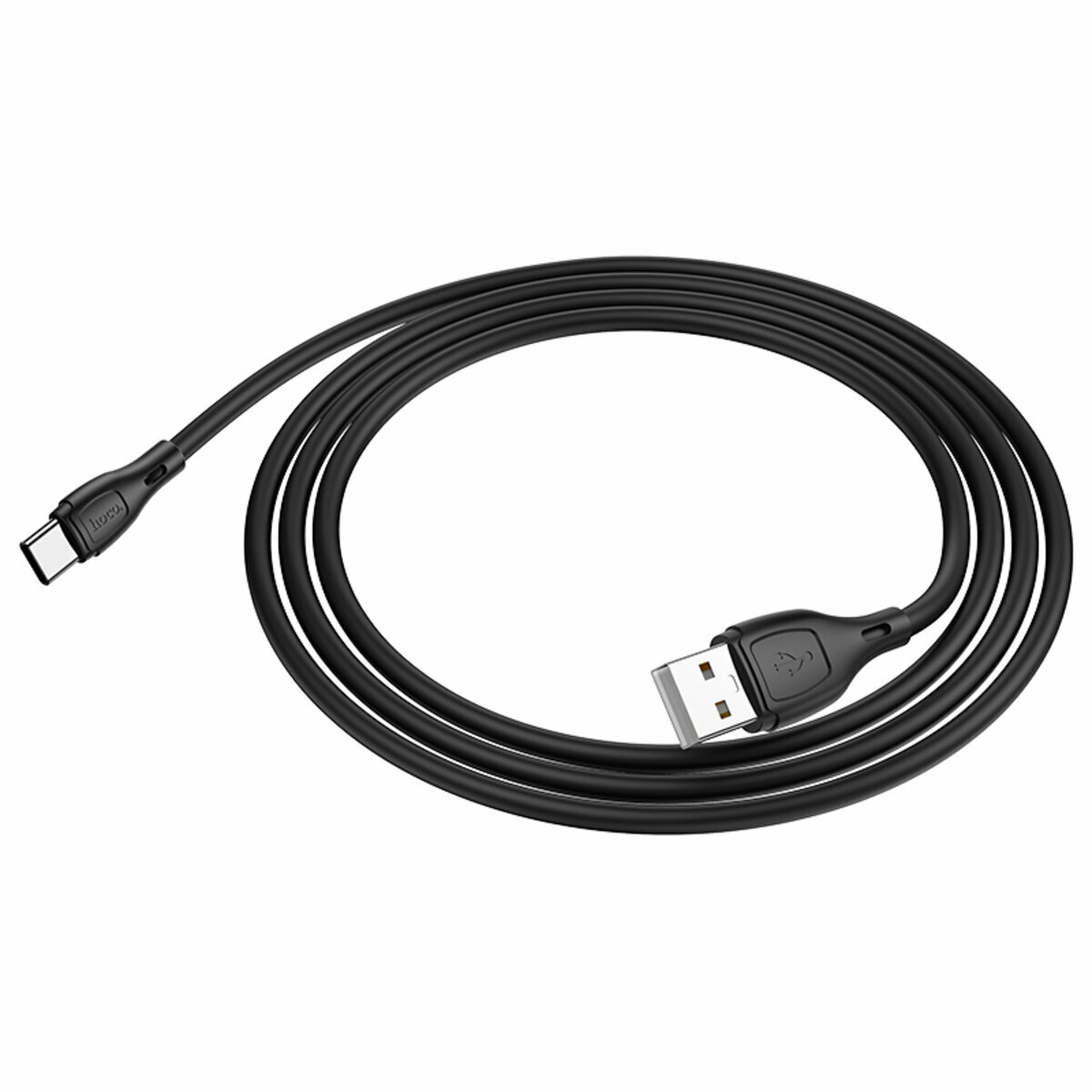 Кабель Hoco X61 Ultimate USB to Type-C 1м черный (HC-X61-UC-Black) смотреть фото №1