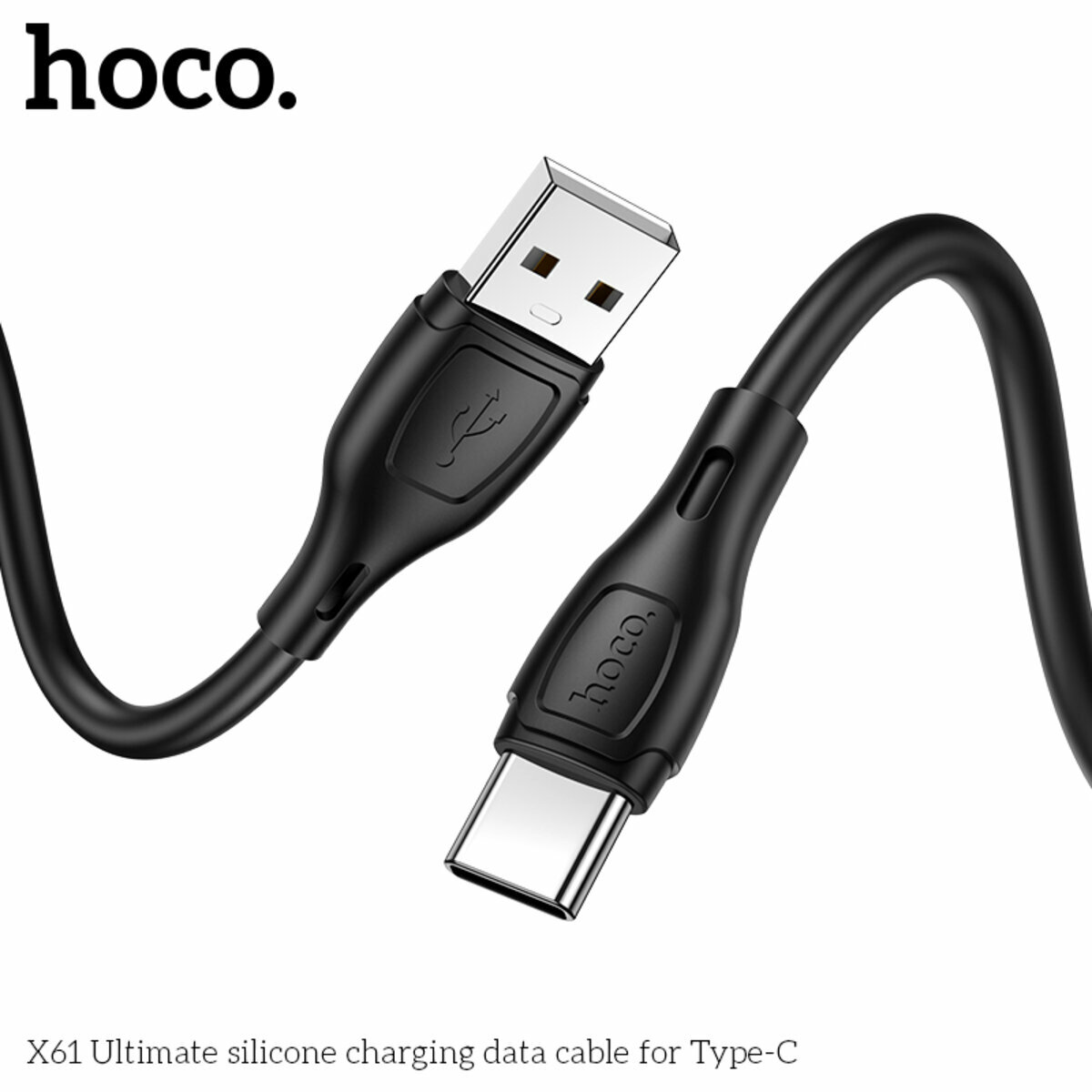Кабель Hoco X61 Ultimate USB to Type-C 1м черный (HC-X61-UC-Black) смотреть фото №5