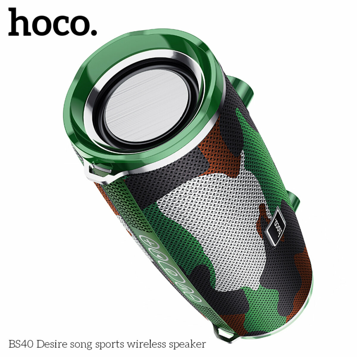 Портативна Акустика Hoco BS40 Desire Song Sports Wireless Speaker камуфляж (HC-BS40-Green) дивитися фото №6