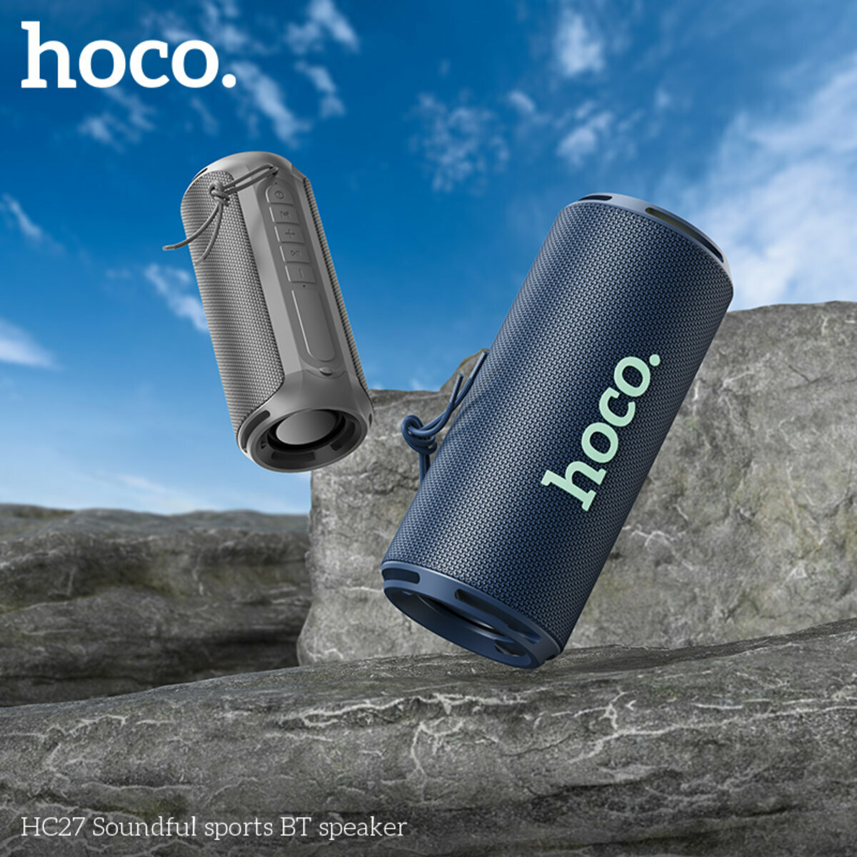 Портативна Акустика Hoco HC27 Soundful Sports BT Speaker чорна (HC-HC27-Black) дивитися фото №4