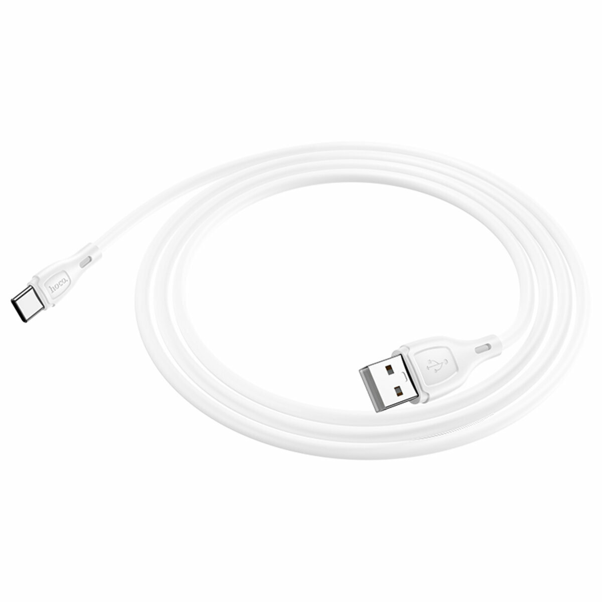 Кабель Hoco X61 Ultimate USB to Type-C 1м белый (HC-X61-UC-White) смотреть фото №1