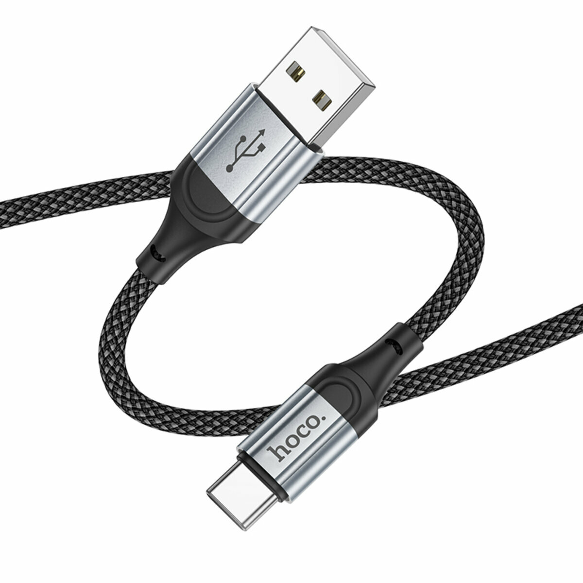 Кабель Hoco X102 Fresh USB to Type-C 1м черный (HC-X102-UC-Black) смотреть фото №1