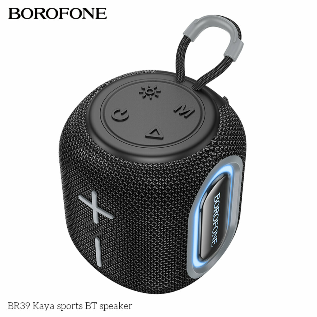Портативна Акустика Borofone BR39 Kaya Sports BT Speaker чорна (BF-BR39-Black) дивитися фото №2