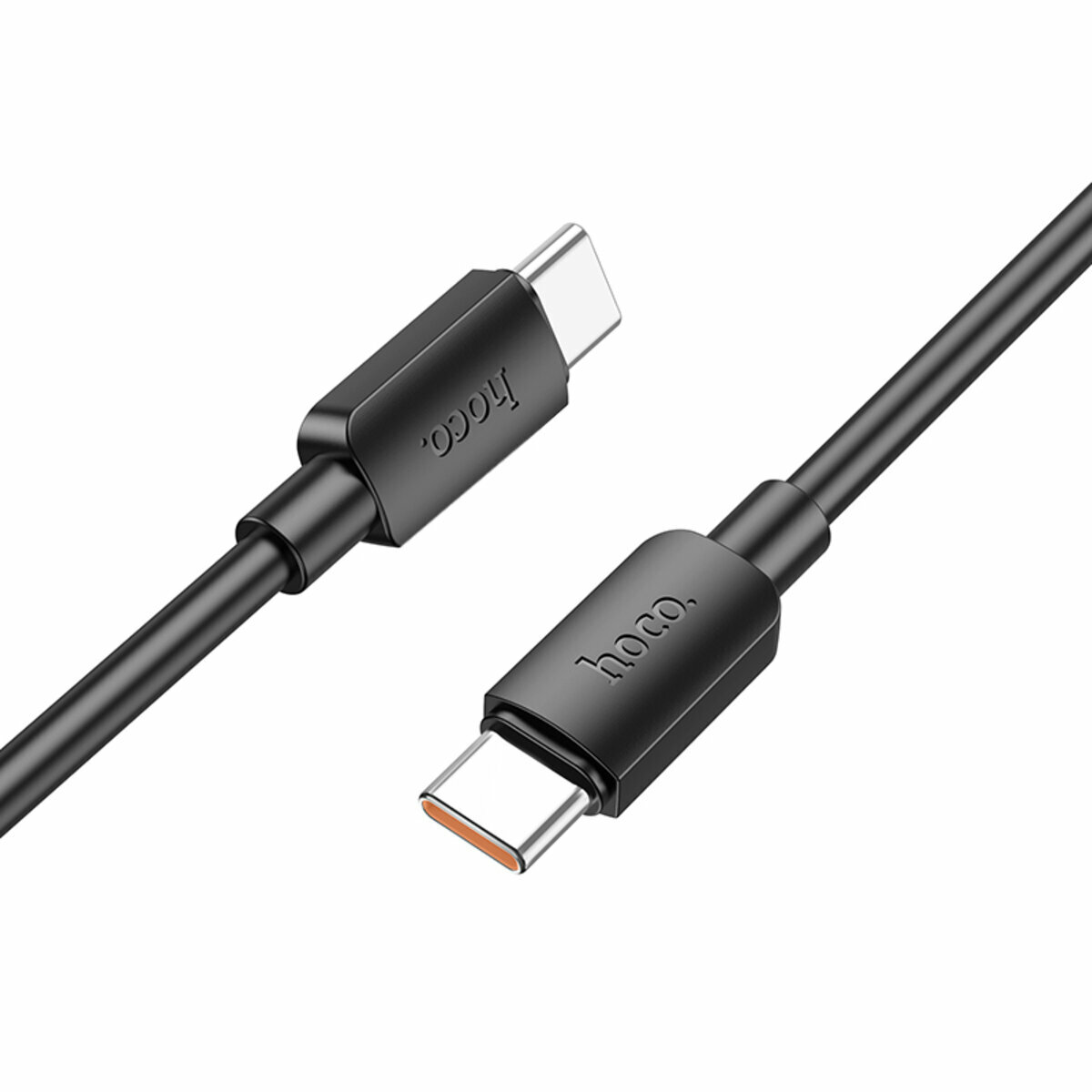 Кабель Hoco X96 Hyper Type-C to Type-C 100W 1м черный (HC-X96-CC-100W-Black) смотреть фото №1