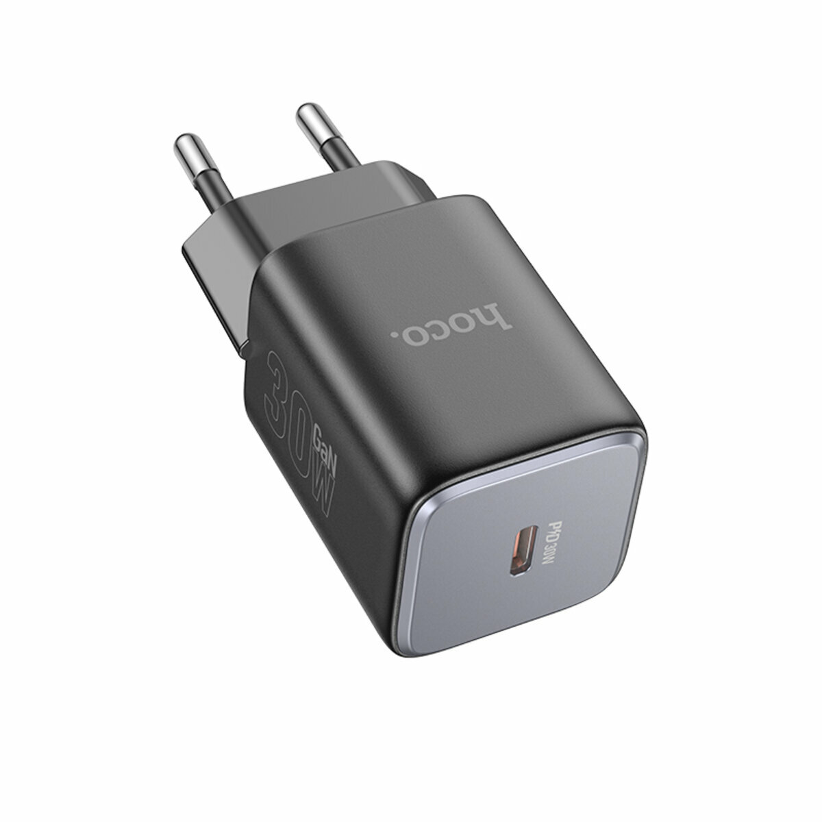 Мережевий зарядний пристрій Hoco N43 Vista PD30W чорний (HC-N43-Black) дивитися фото №1