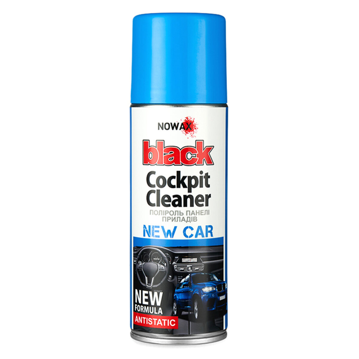 Полироль для панели приборов Nowax Cockpit Cleaner Spray Новая машина, 200мл (NX00205) смотреть фото №1