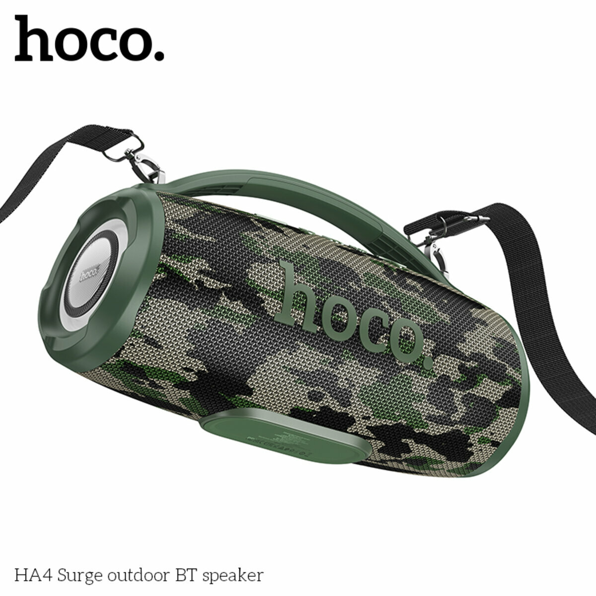 Портативна Акустика Hoco HA4 Surge Outdoor BT Speaker камуфляж (HC-HA4-Green) дивитися фото №2