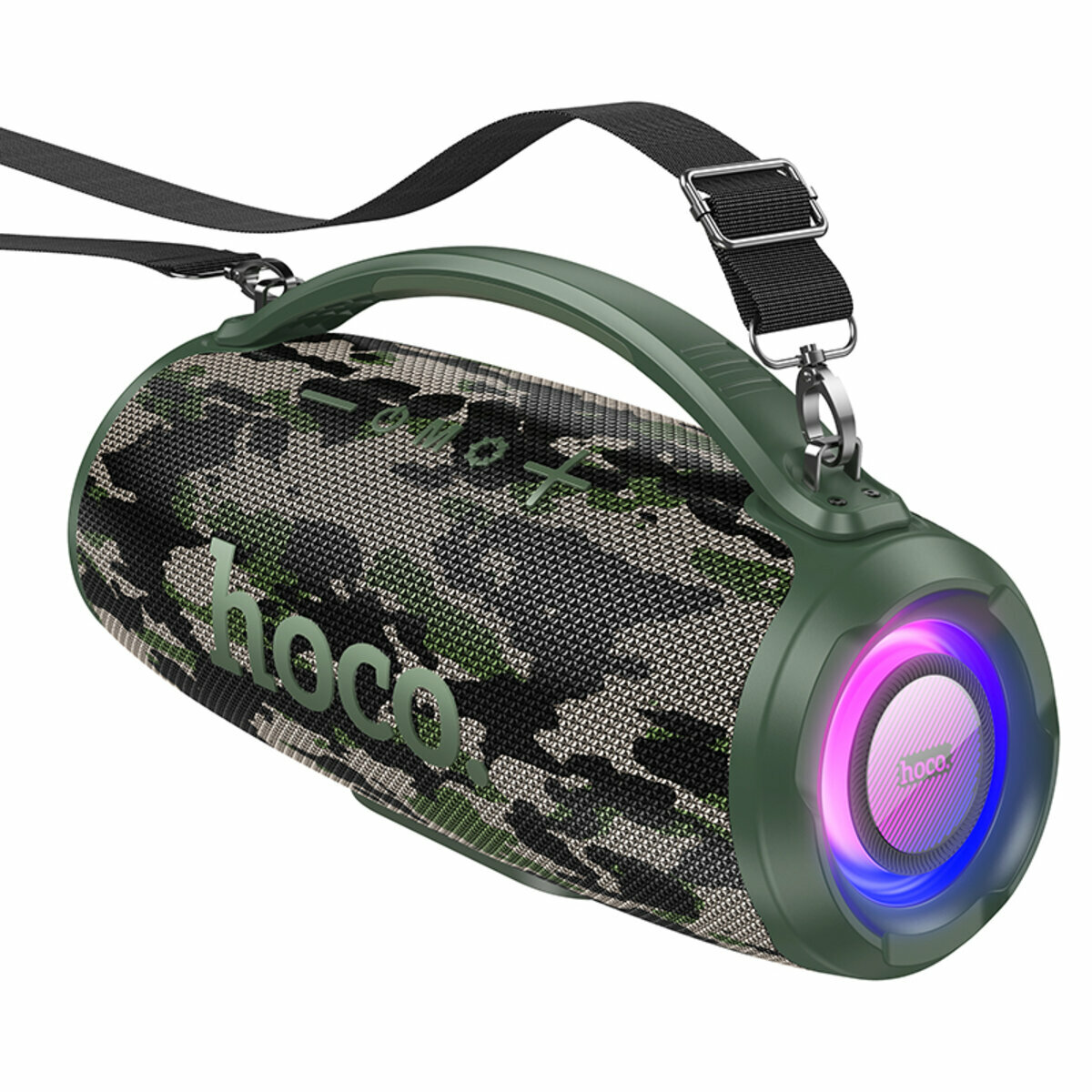 Портативна Акустика Hoco HA4 Surge Outdoor BT Speaker камуфляж (HC-HA4-Green) дивитися фото №1