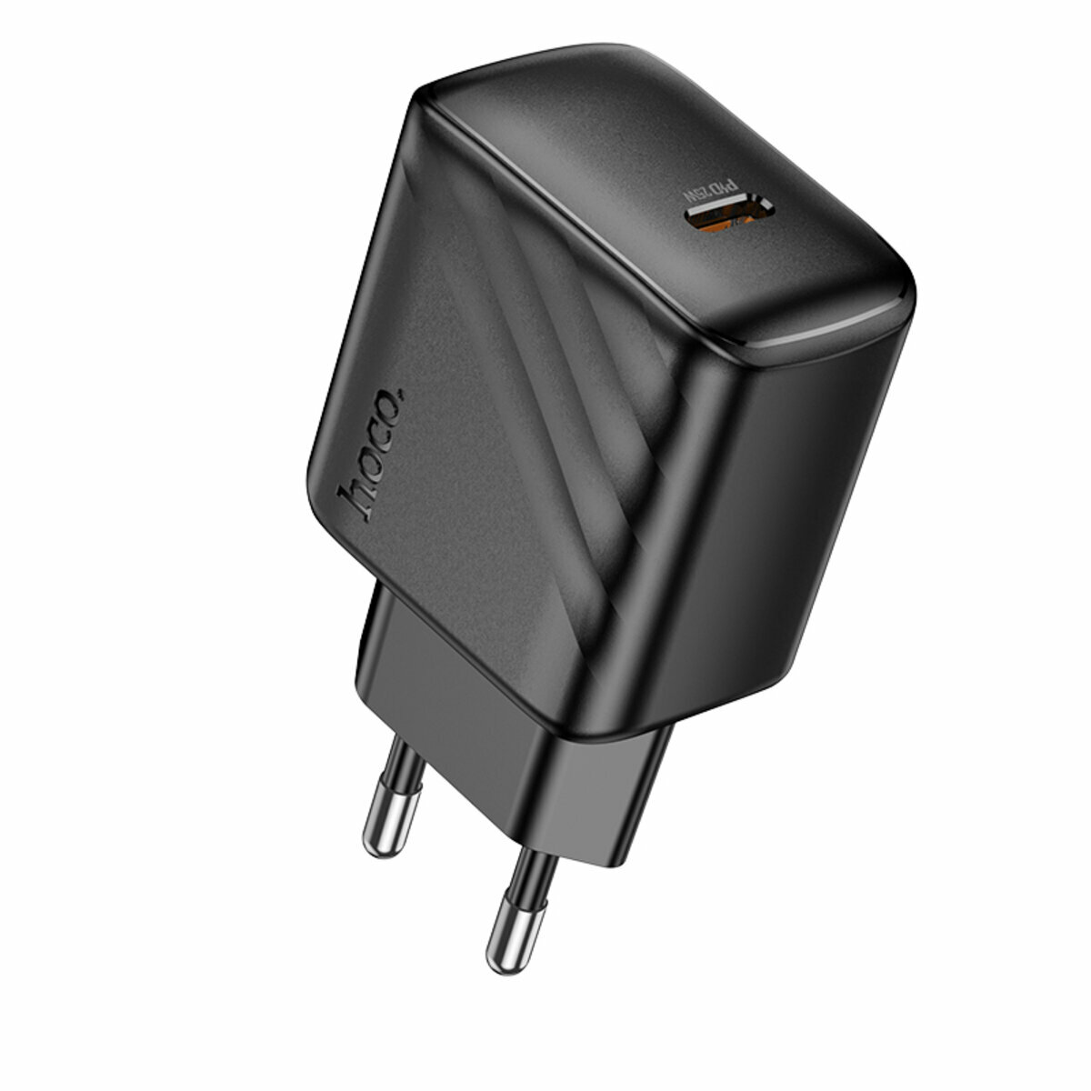 Мережевий зарядний пристрій Hoco CS24A Puerto PD25W чорний (HC-CS24A-Black) дивитися фото №1