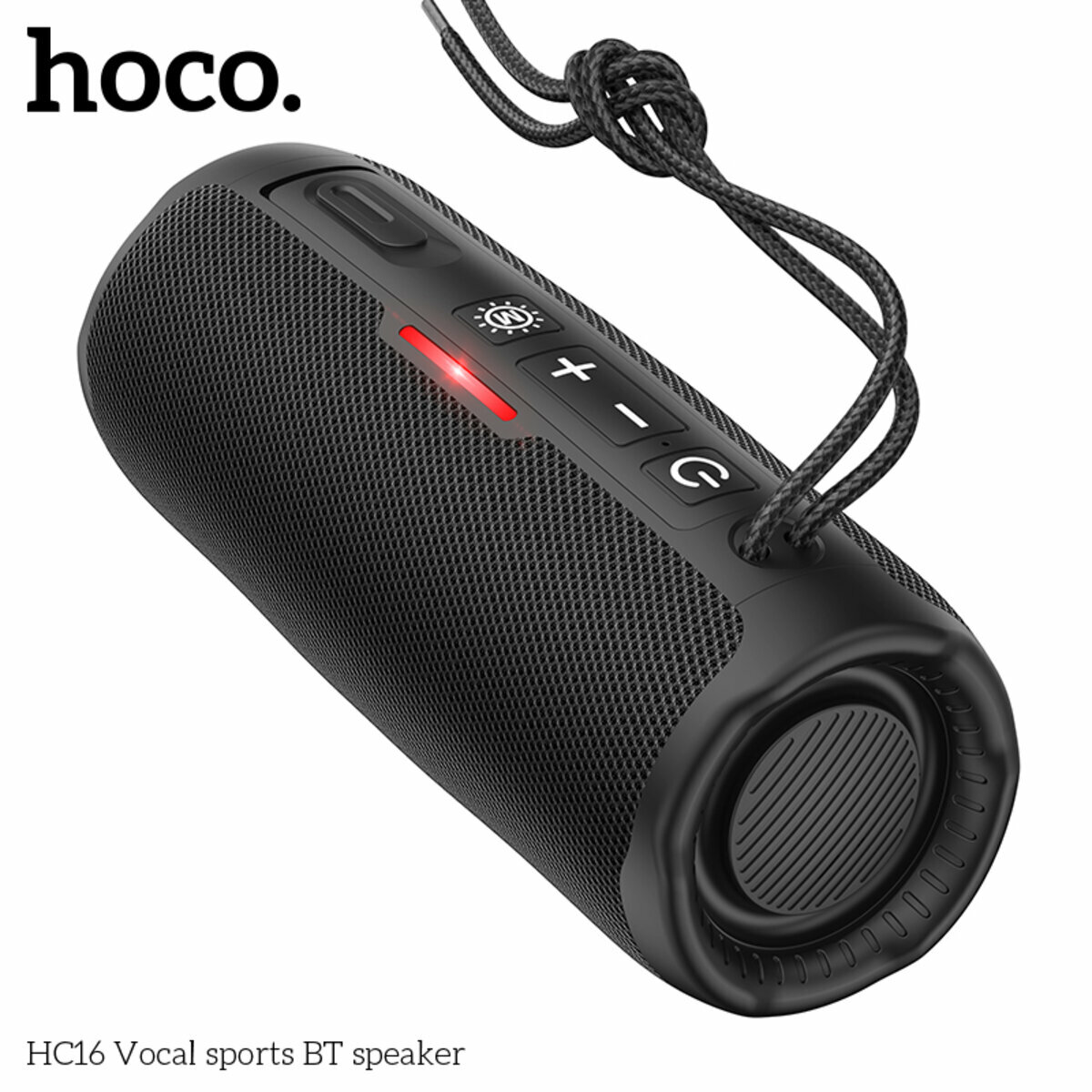 Портативна Акустика Hoco HC16 Vocal Sports BT Speaker чорна (HC-HC16-Black) дивитися фото №3