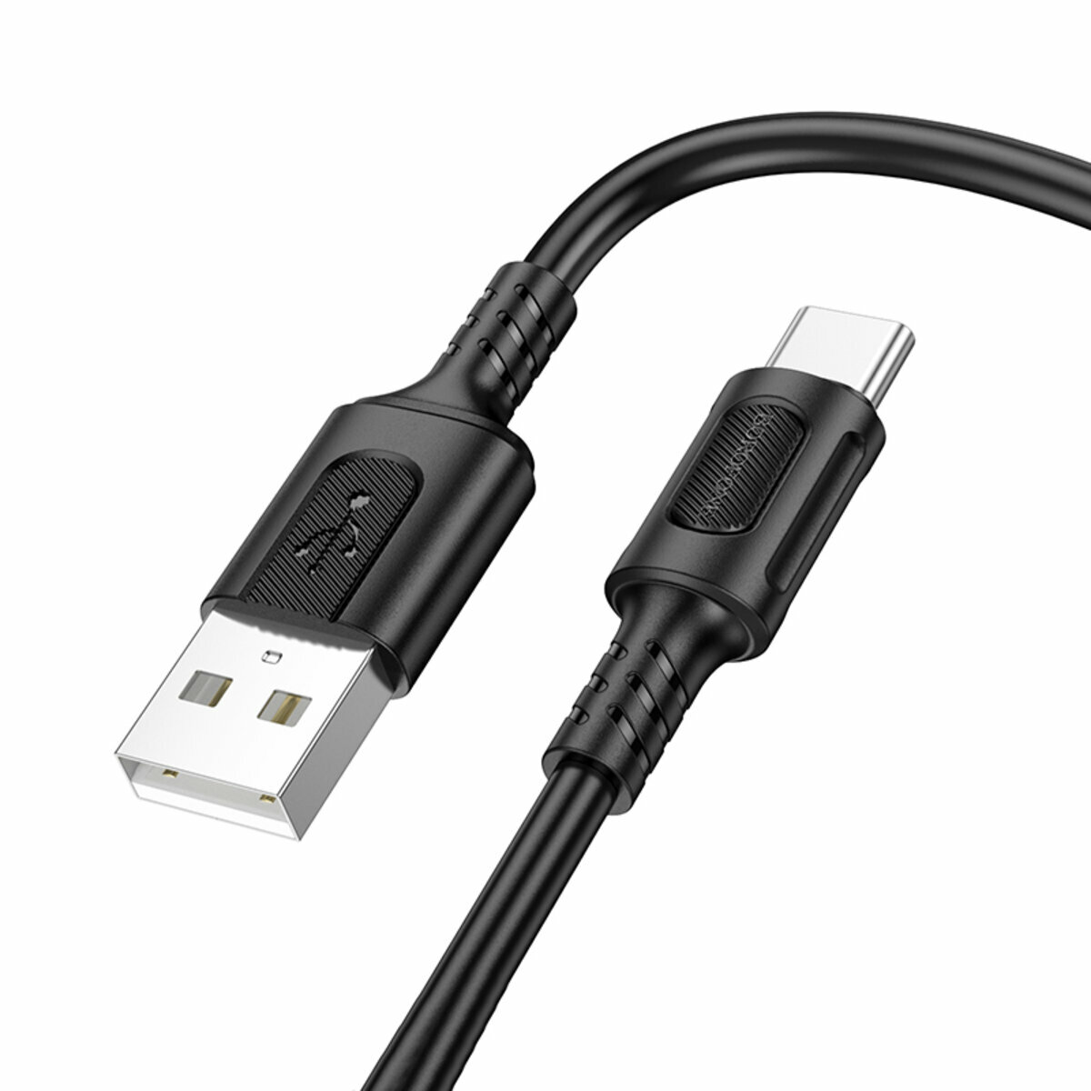 Кабель Borofone BX111 Feliz USB to Type-C 1м черный (BF-BX111-UC-Black) смотреть фото №1