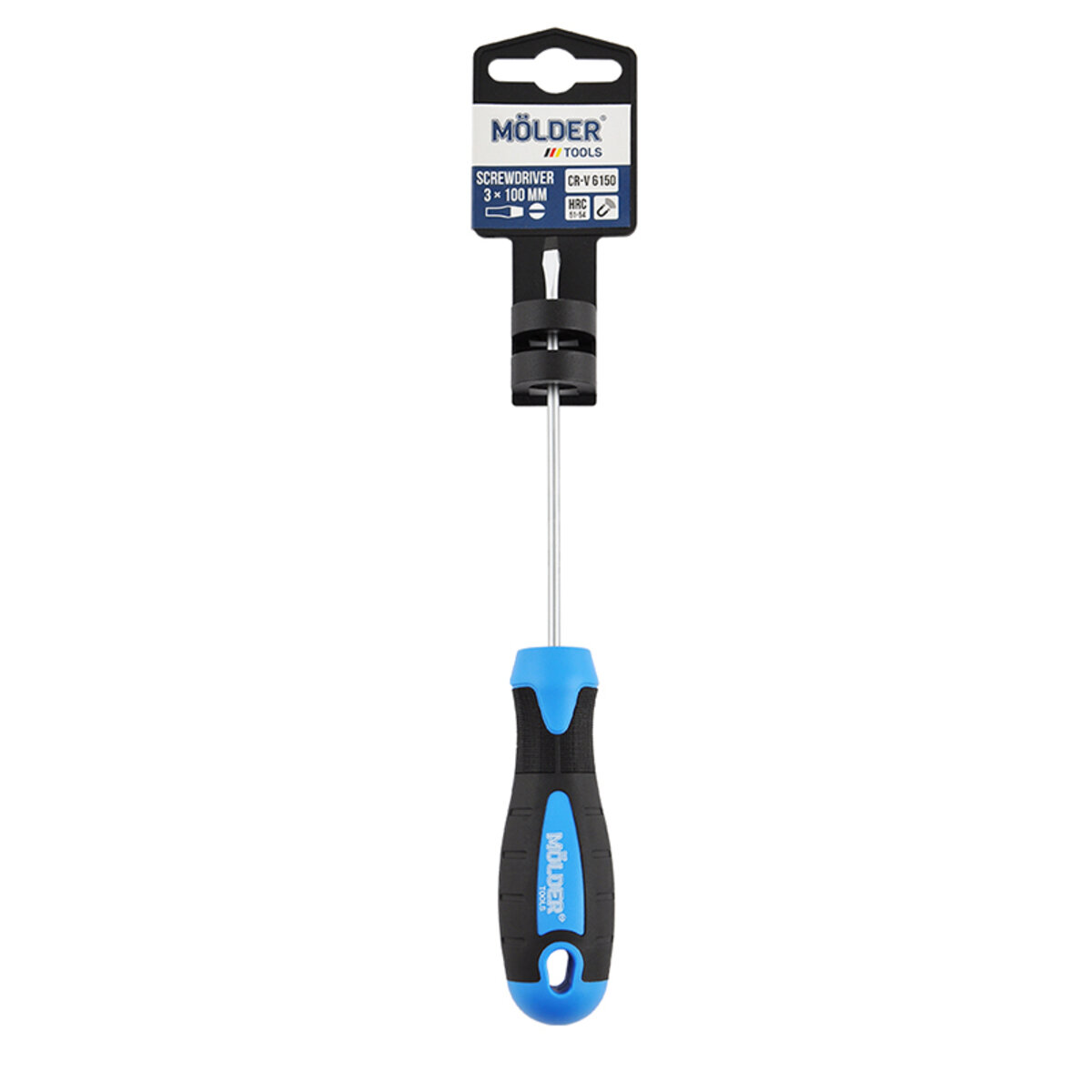 Викрутка Molder шліцева SL3x100mm (MT32002) дивитися фото №1
