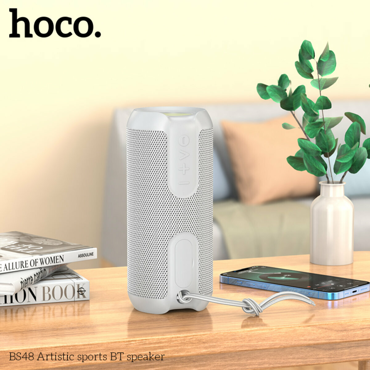 Портативна Акустика Hoco BS48 Artistic Sports BT Speaker чорна (HC-BS48-Black) дивитися фото №3