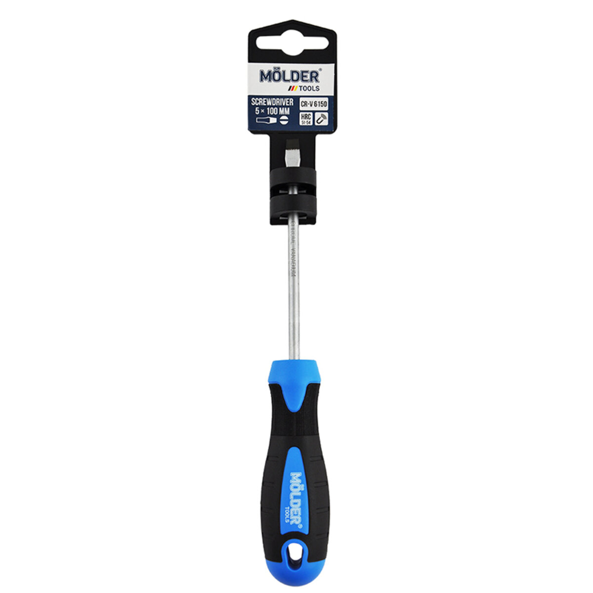 Викрутка Molder шліцева SL5x100mm (MT32005) дивитися фото №1
