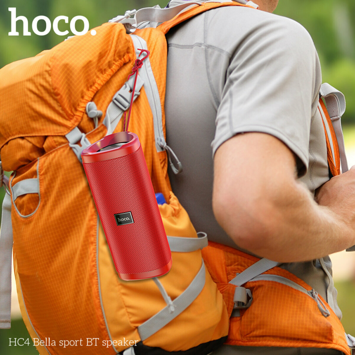 Портативна Акустика Hoco HC4 Bella Sports BT Speaker чорна (HC-HC4-Black) дивитися фото №3