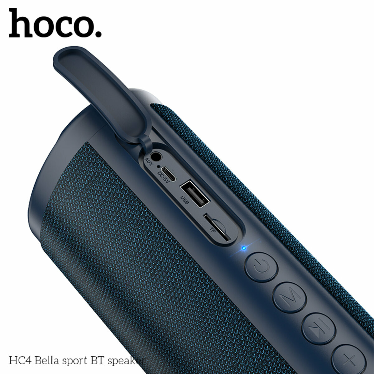 Портативна Акустика Hoco HC4 Bella Sports BT Speaker чорна (HC-HC4-Black) дивитися фото №6