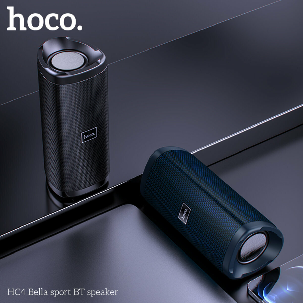Портативна Акустика Hoco HC4 Bella Sports BT Speaker чорна (HC-HC4-Black) дивитися фото №2