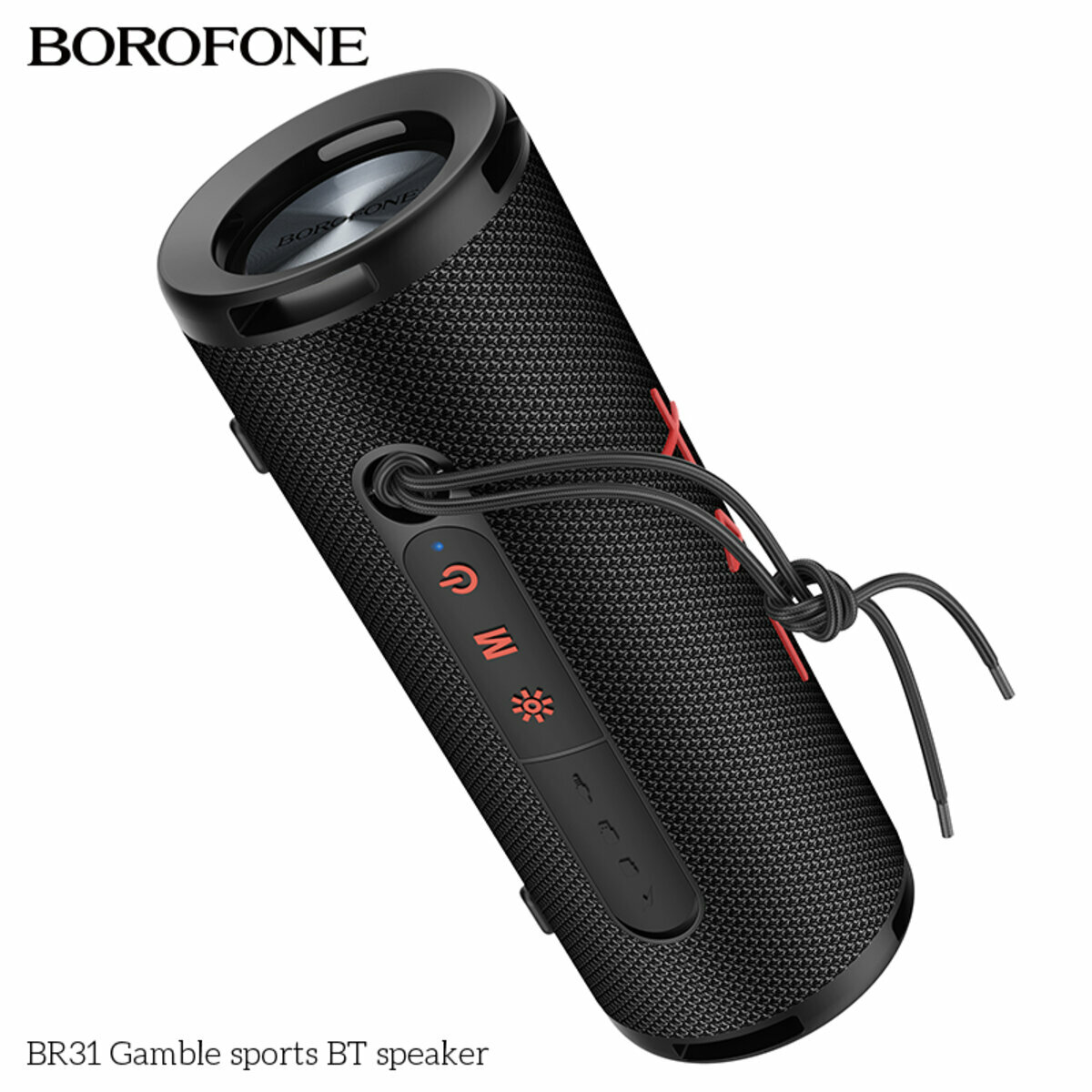 Портативна Акустика Borofone BR31 Gamble Sports BT Speaker чорна (BF-BR31-Black) дивитися фото №3