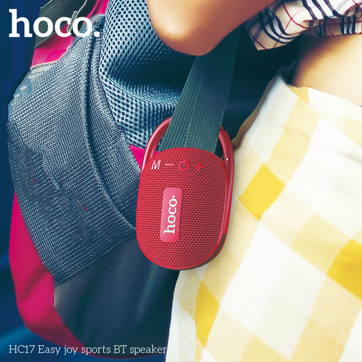 Портативна Акустика Hoco HC17 Easy Joy Sports BT Speaker чорна (HC-HC17-Black) дивитися фото №2