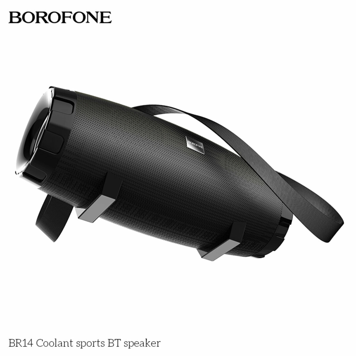 Портативна Акустика Borofone BR14 Coolant Sports BT Speaker чорна (BF-BR14-Black) дивитися фото №5