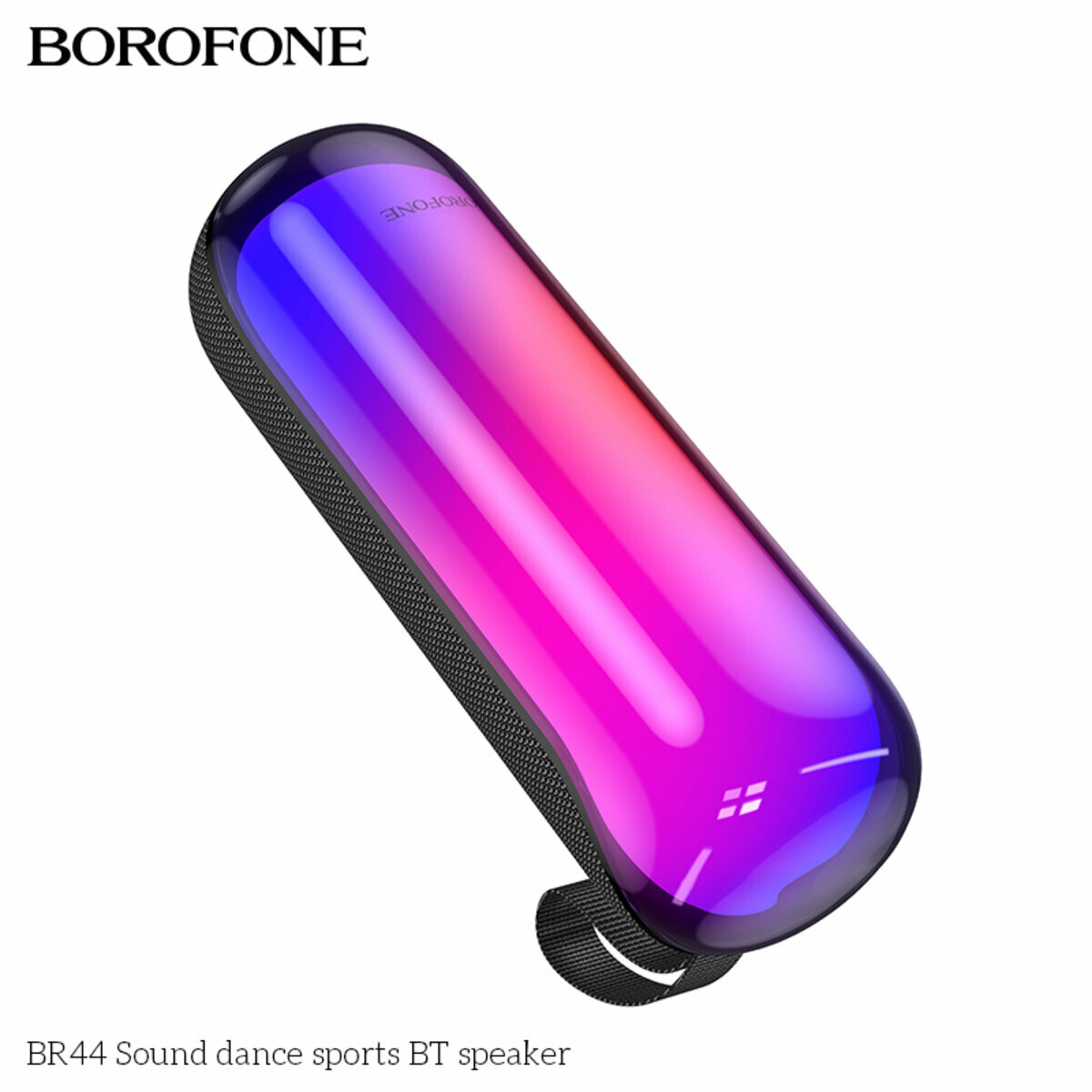 Портативна Акустика Borofone BR44 Sound Dance Sports BT Speaker чорна (BF-BR44-Black) дивитися фото №2