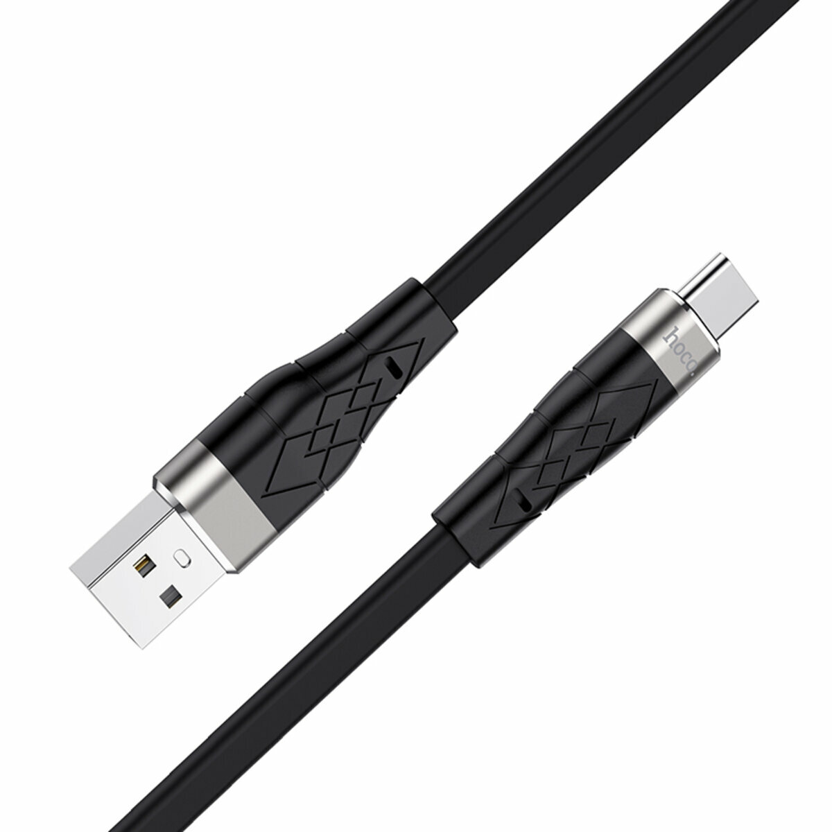 Кабель Hoco X53 Angel silicone USB to Type-C 1м черный (HC-X53-UC-Black) смотреть фото №1
