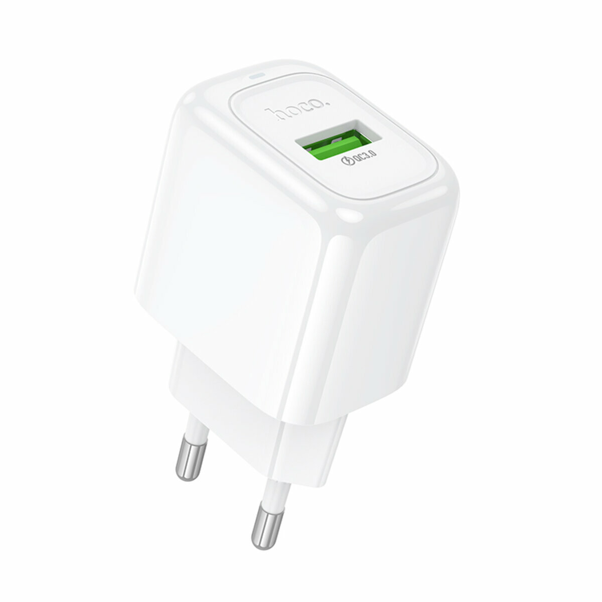 Мережевий зарядний пристрій Hoco CS52A Surplus QC3.0 білий (HC-CS52A-White) дивитися фото №1