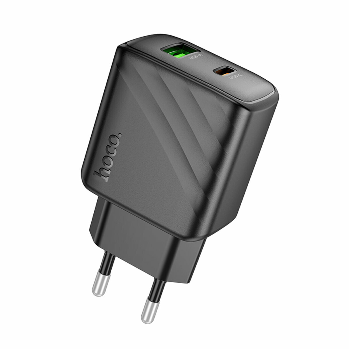 Мережевий зарядний пристрій Hoco CS23A Sunlight PD30W+QC3.0 чорний (HC-CS23A-Black) дивитися фото №1