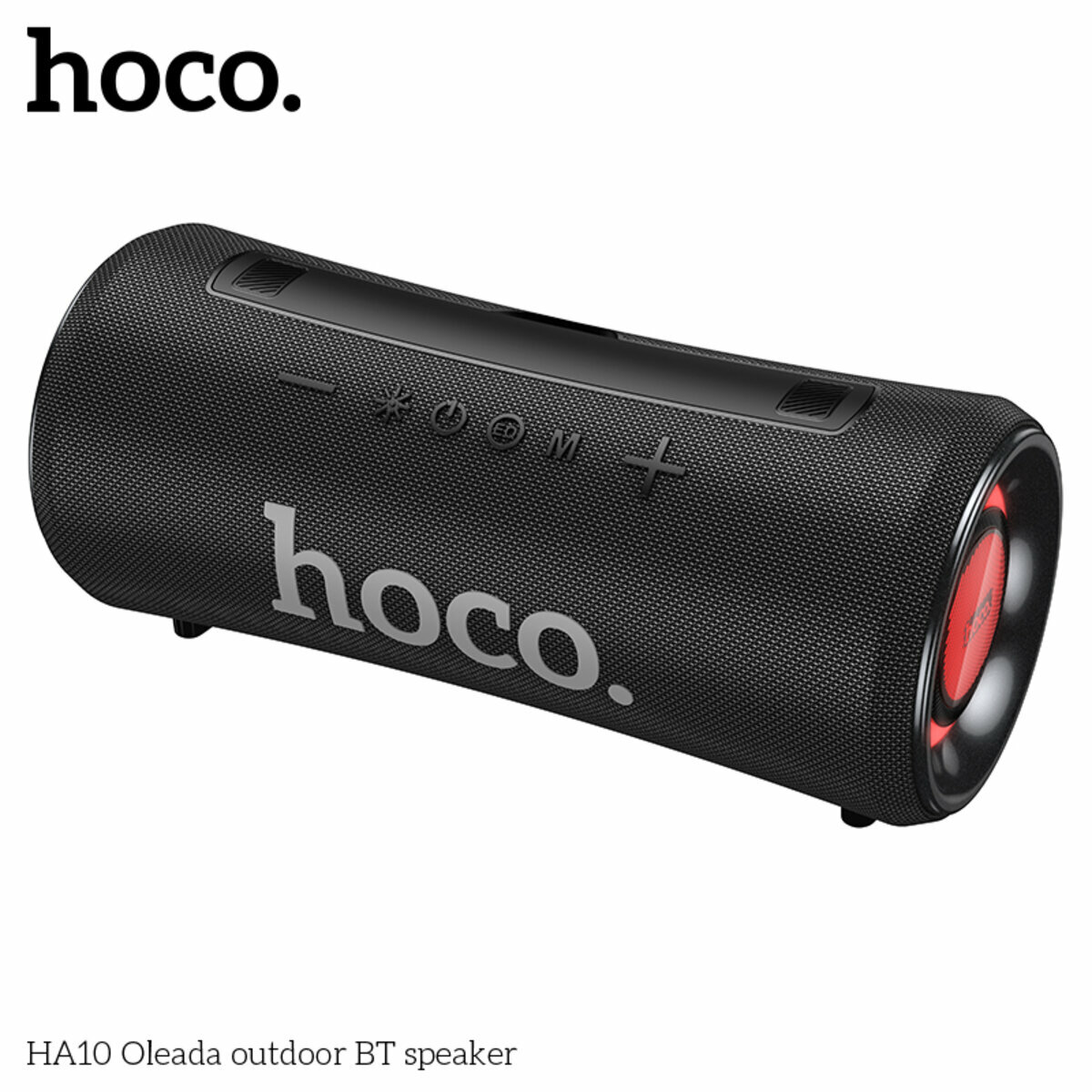 Портативна Акустика Hoco HA10 Oleada Outdoor BT Speaker чорна (HC-HA10-Black) дивитися фото №3