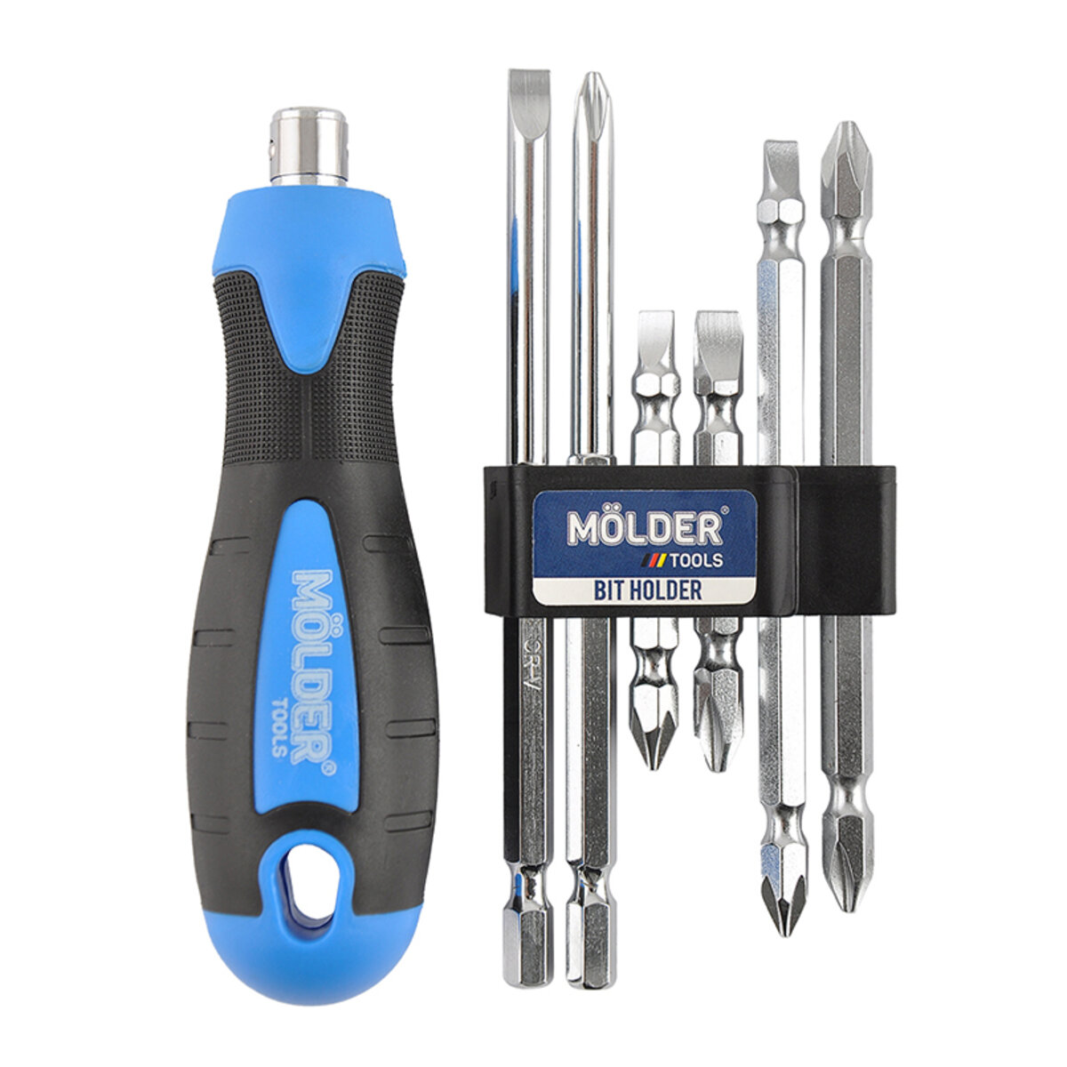 Викрутка Molder зі змінними насадками 6в1 MT32306 (MT32306) дивитися фото №1