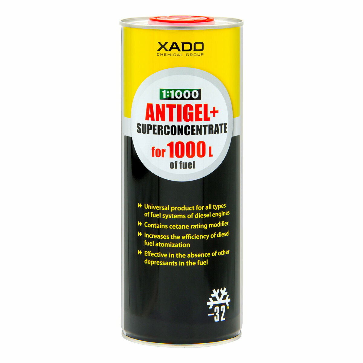 Присадка для дизеля Xado Антигель+ суперконцентрат 1л (ХА 41102) смотреть фото №1