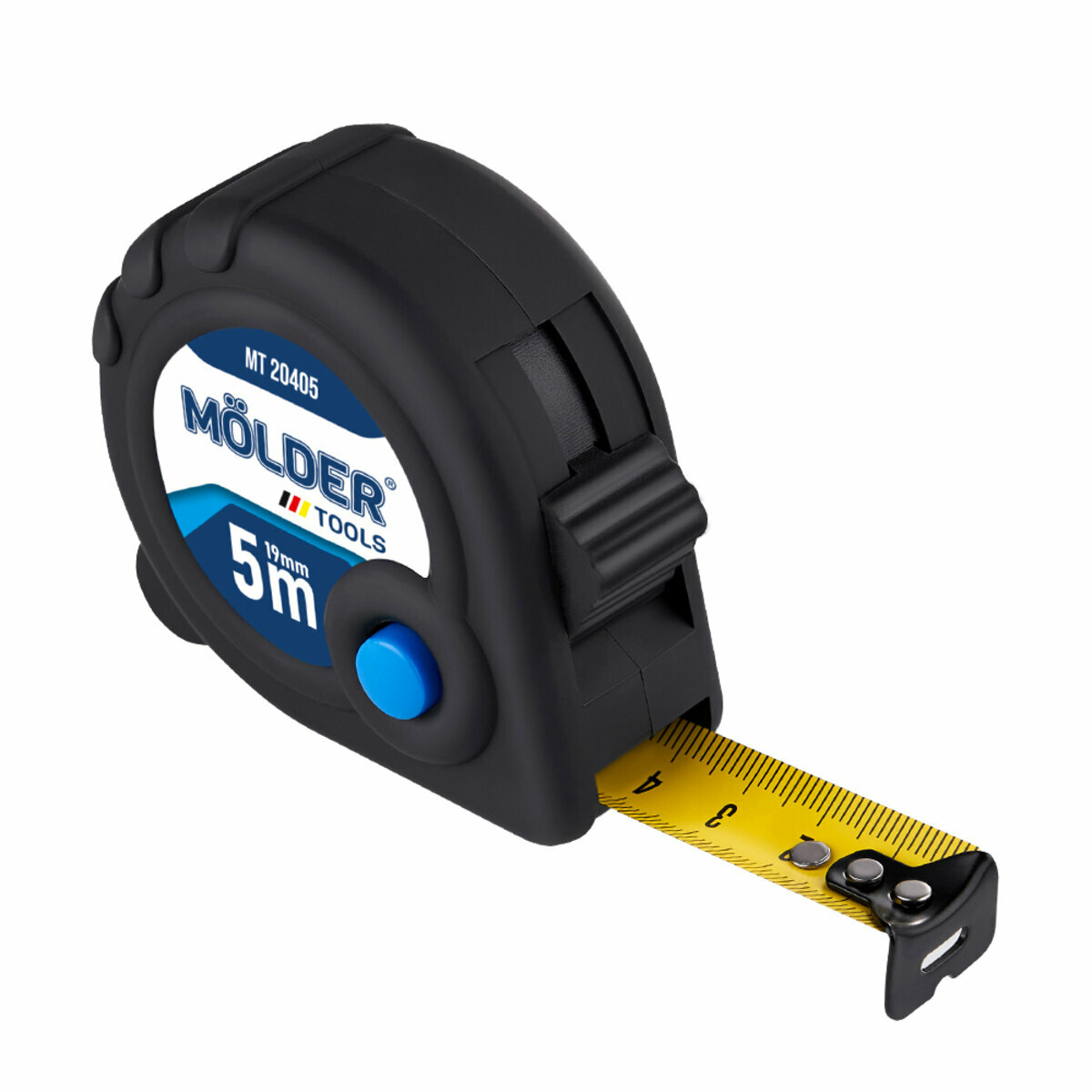 Рулетка Molder измерительная soft touch 5м, 19мм (MT20405) смотреть фото №7